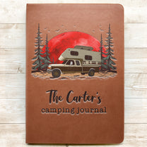 Camping Journal - Personalized Leather Journal