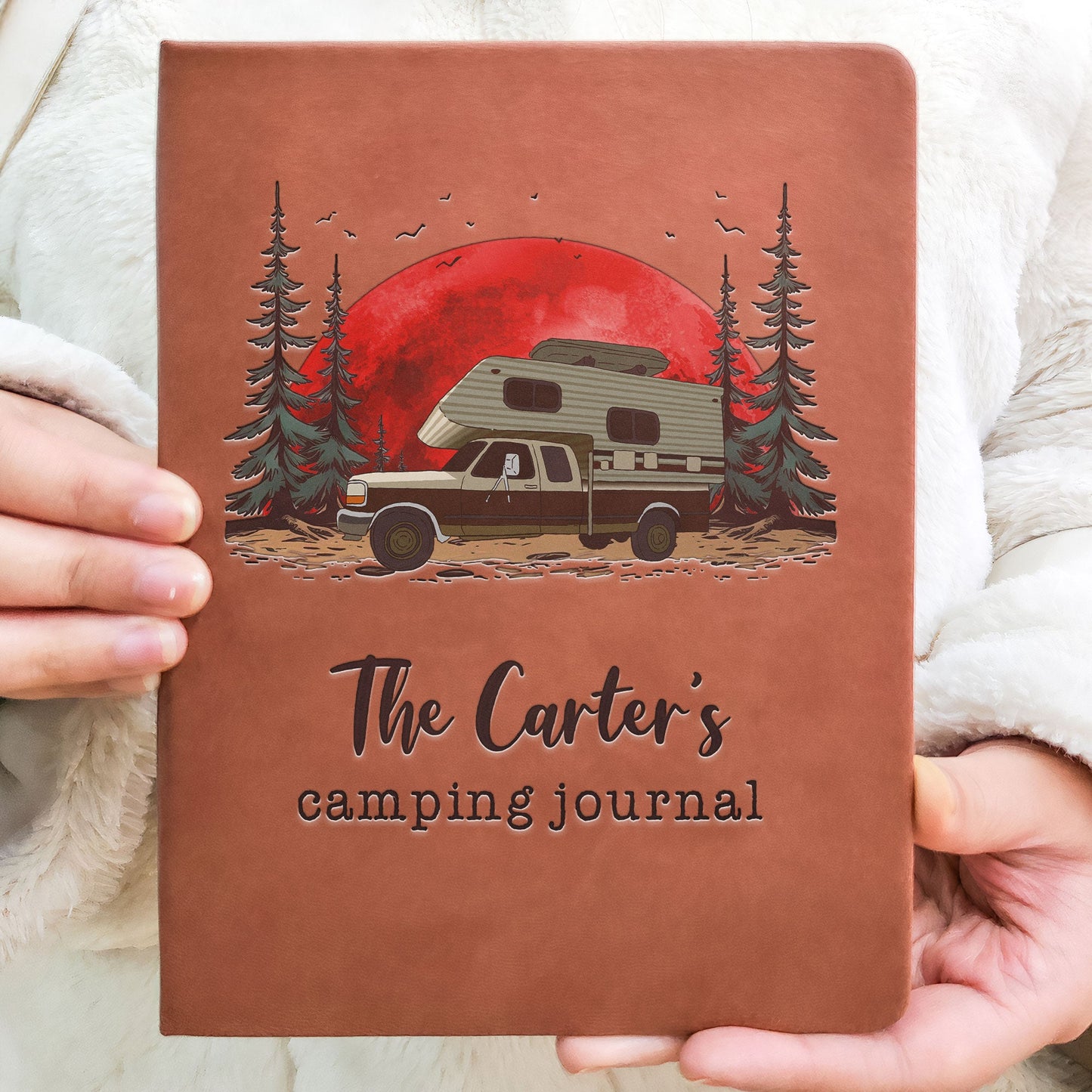 Camping Journal - Personalized Leather Journal