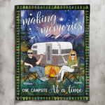 Camping Making Memories One Campsite At A Time - Personalized Blanket