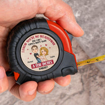 Can I Expect More Than A Few Inches Tonight? Naughty Gift For Him - Personalized Tape Measure