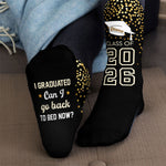 Can I Go Back To Bed Now? - Personalized Crew Socks