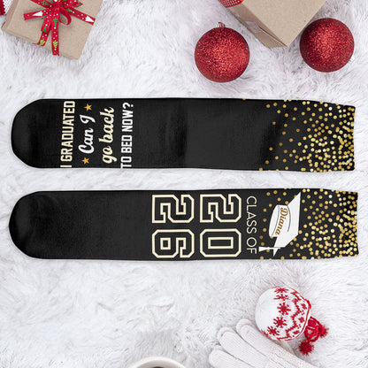 Can I Go Back To Bed Now? - Personalized Crew Socks