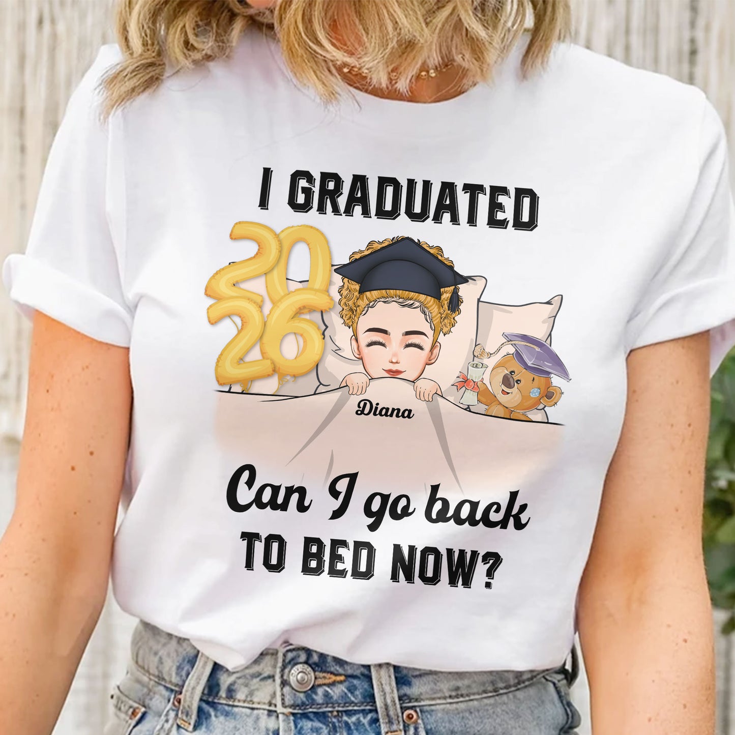 Can I Go Back To Bed Now - Personalized Shirt