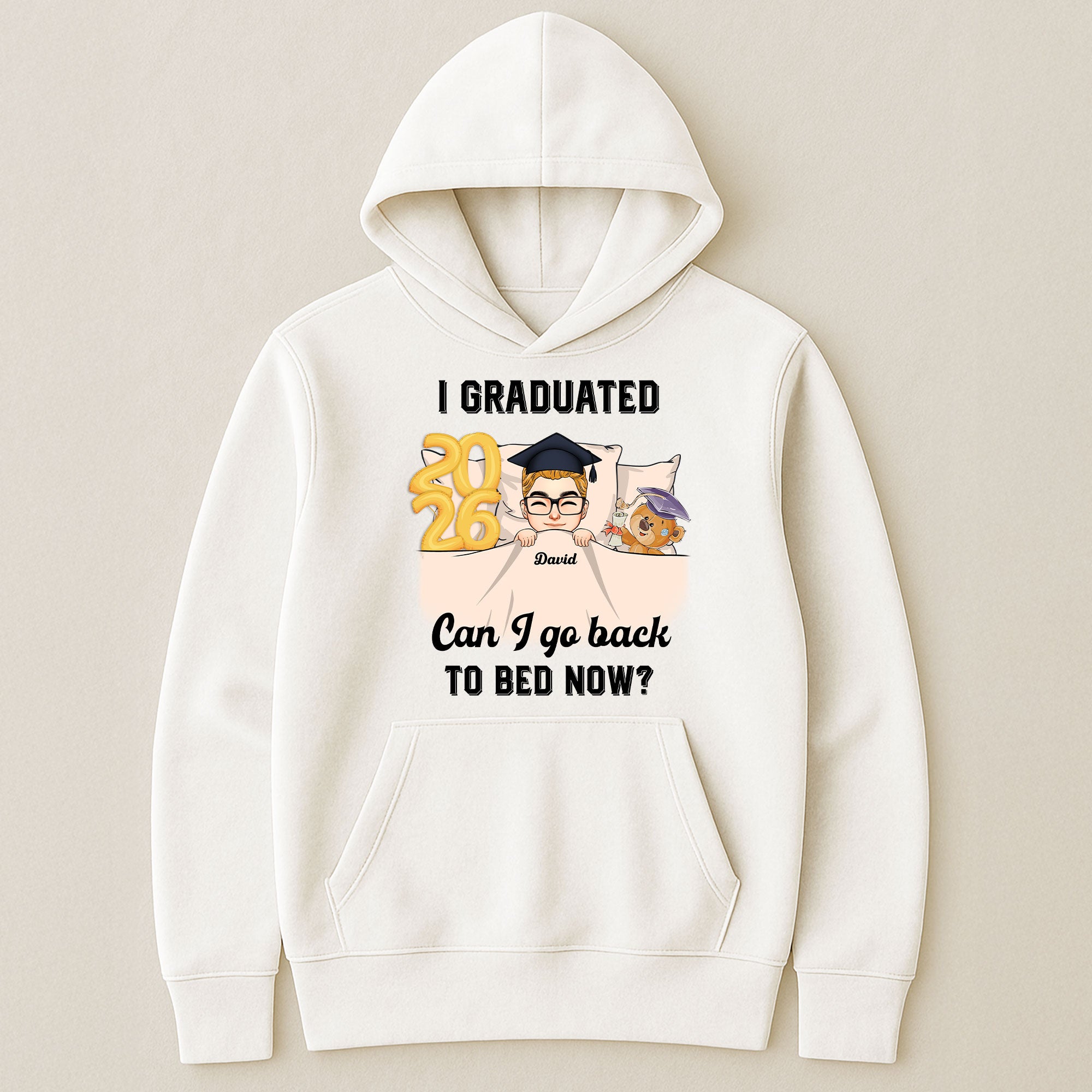 Can I Go Back To Bed Now Man Version - Personalized Shirt