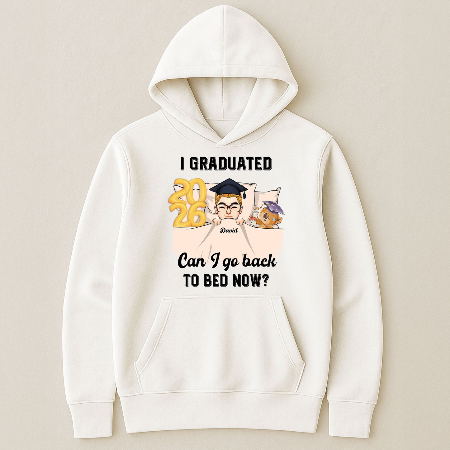 Can I Go Back To Bed Now Man Version - Personalized Shirt