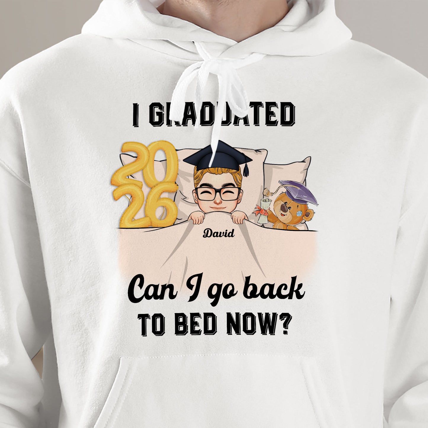 Can I Go Back To Bed Now Man Version - Personalized Shirt
