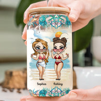 Can't Sip With Us - Personalized Clear Glass Cup