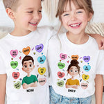 Candy Hearts For Women And Girl - Personalized Shirt