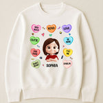 Candy Hearts For Women And Girl - Personalized Shirt