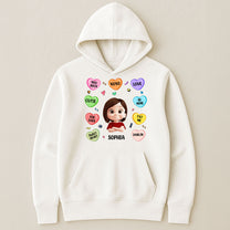 Candy Hearts For Women And Girl - Personalized Shirt