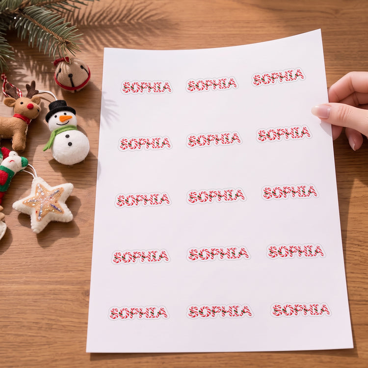 Candy-Cane-Pattern-Custom-Name-Personalized-Stickers-4
