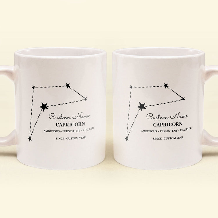 Capricorn Mug - Personalized Mug - Birthday Gift For Friends And Family