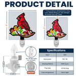 Cardinal Bird - Personalized Wood And Acrylic Night Light