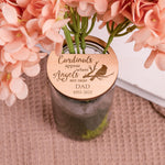 Cardinals Appear When Angels Are Near - Personalized Vase Topper