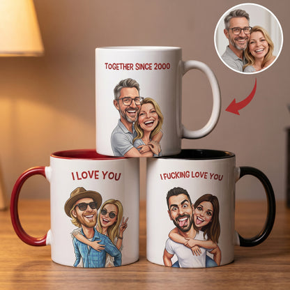 Caricature-Funny-Mug-For-Couples,-Him,-Her-Custom-Cartoon-Drawing-From-Photo-Personalized-Mug5