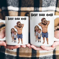 Caricature-Funny-Mug-For-Dad,-Family-Custom-Cartoon-Drawing-From-Photo-Personalized-Mug-6
