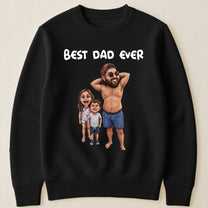 Caricature-Funny-Shirt-For-Dad,-Family-Custom-Cartoon-Drawing-From-Photo-Personalized-Shirt-4