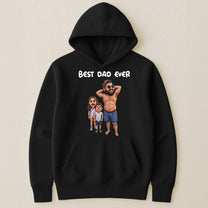 Caricature-Funny-Shirt-For-Dad,-Family-Custom-Cartoon-Drawing-From-Photo-Personalized-Shirt-5