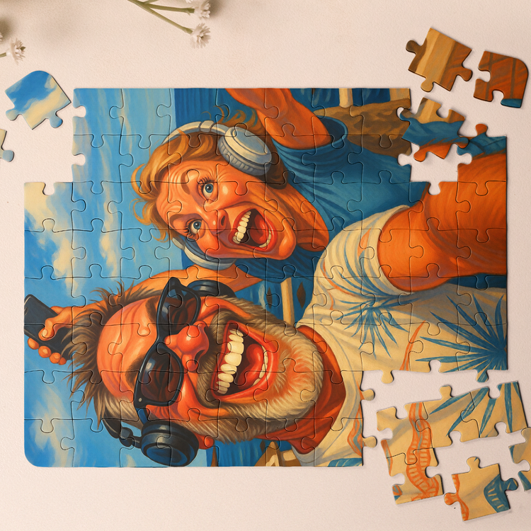 Caricature-Wall-Art-For-Funny-Custom-Cartoon-Drawing-From-Photo-Personalized-Photo-Jigsaw-Puzzle-2