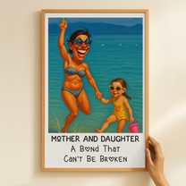 Caricature-Wall-Art-For-Mother-&-Daughters,-Sons,-Family-Personalized-Photo-Poster-3