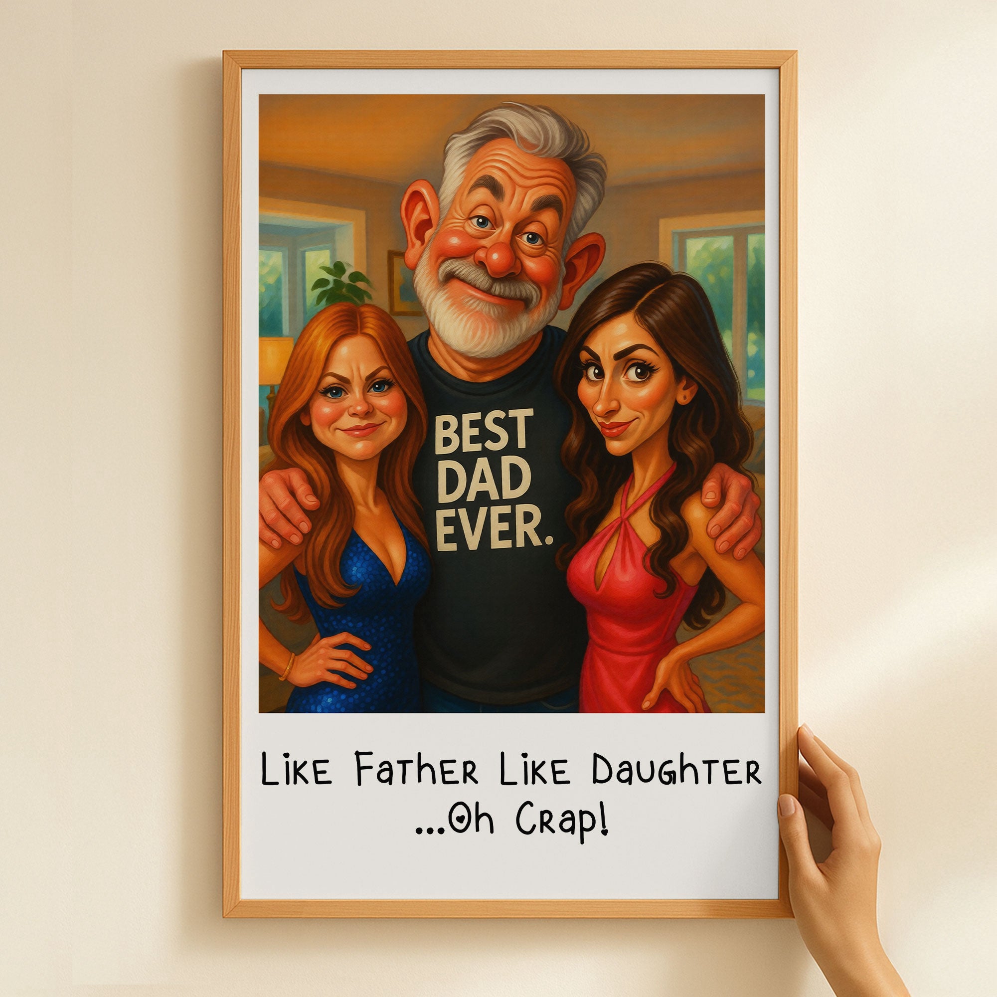 Caricature_Your_Photo_Father_s_Day_Funny_Gift_For_Dad_Family_Personalized_Photo_Poster_5
