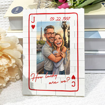 Caricature-Your-Photo-Gift-For-Funny-Couples,-Anniversary-Gift-King-&-Queen-How-Lucky-We-Are-Personalized-Building-Blocks-4