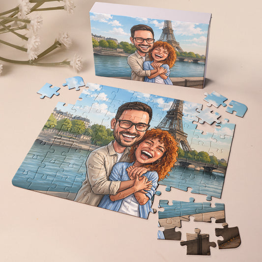 Caricature-Your-Photo-Gift-For-Funny-Couples,-Anniversary-Gifts-Personalized-Puzzle1