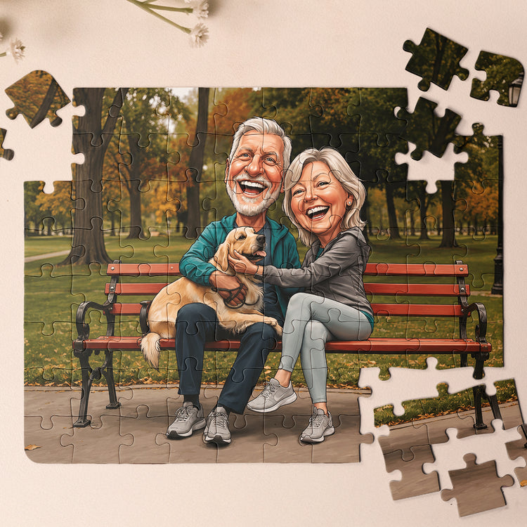 Caricature-Your-Photo-Gift-For-Funny-Couples,-Anniversary-Gifts-Personalized-Puzzle2