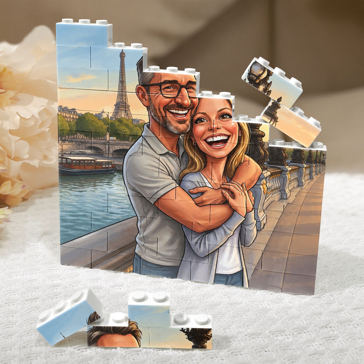 Caricature-Your-Photos-For-Couples,-Family,-Funny-Gifts-Personalized-Building-Blocks-6