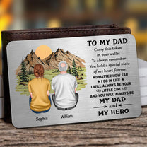 Carry This Token In Your Wallet - Personalized Aluminum Wallet Card