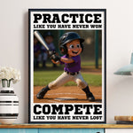Cartoon Kid's Photo For Kids, Boys, Girls - Personalized Photo Poster