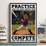 Cartoon Kid's Photo For Kids, Boys, Girls - Personalized Photo Poster