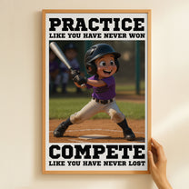 Cartoon Kid's Photo For Kids, Boys, Girls - Personalized Photo Poster