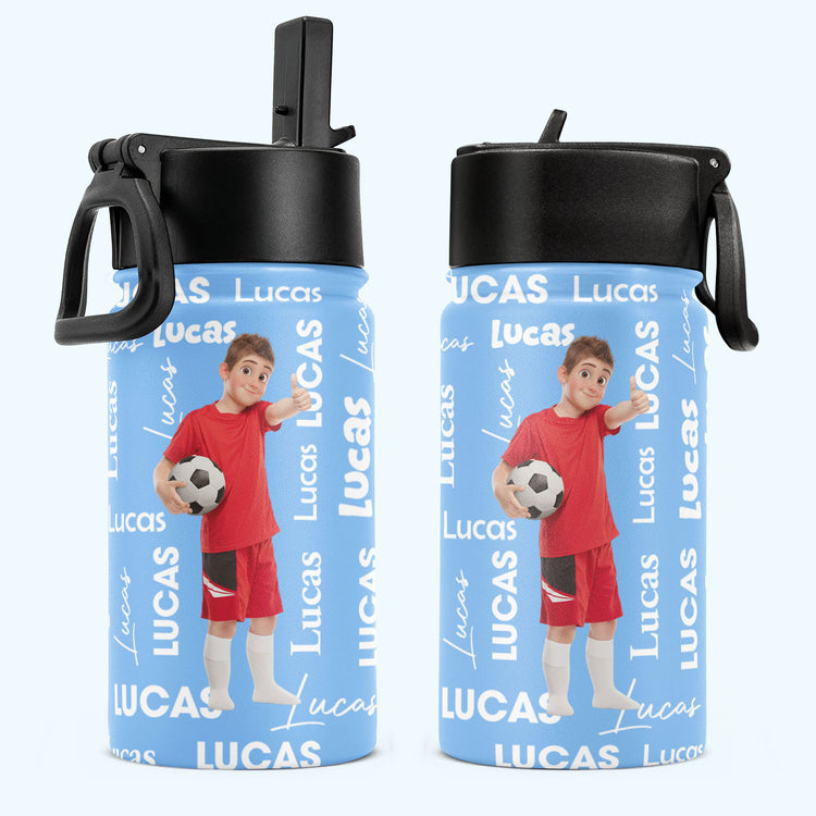 Cartoon-Characte-With-Name-Pattern-Back-To-School-Gift-Personalized-Water-Bottle-2