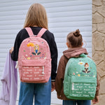 Cartoon-Character-With-Birth-Flower-Personalized-Backpack-5