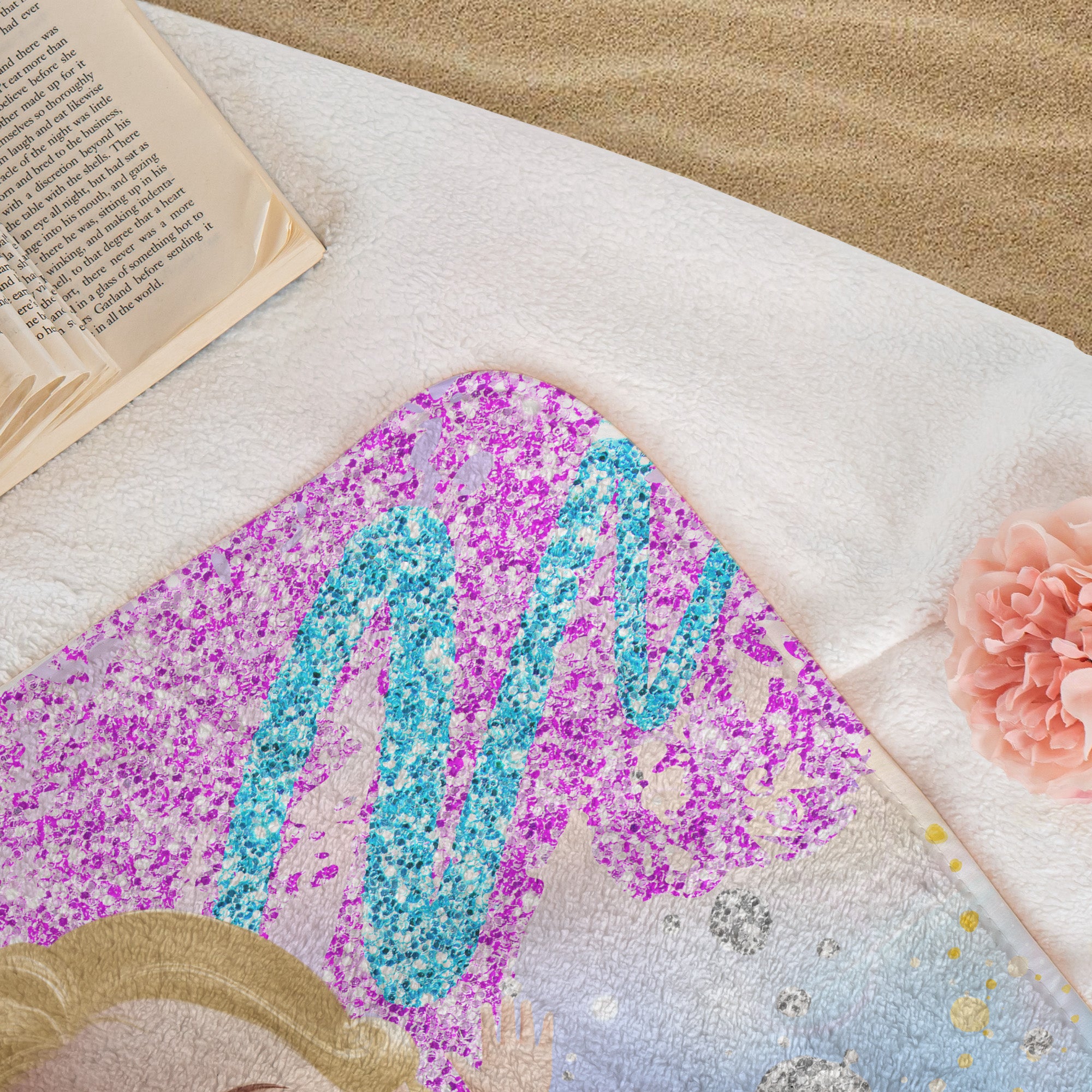 Cartoon_Mermaid_Princess_Personalized_Quick_Dry_Beach_Towel_5