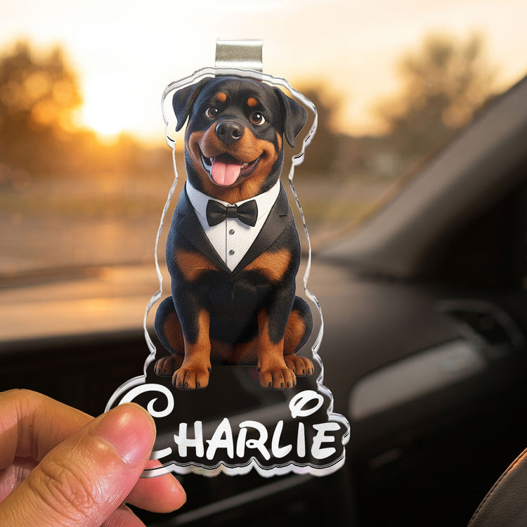 Cartoon-Your-Pet-Cute-Gifts-For-Dog-Mom,-Cat-Mom-Personalized-Car-Visor-Clip-4