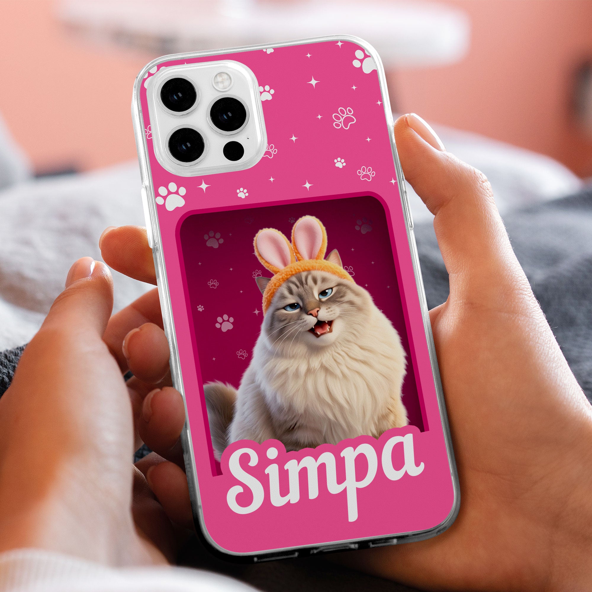 Cartoon-Your-Pet-Cute-Gifts-For-Dog-Mom,-Cat-Mom-Personalized-Phone-Case-2