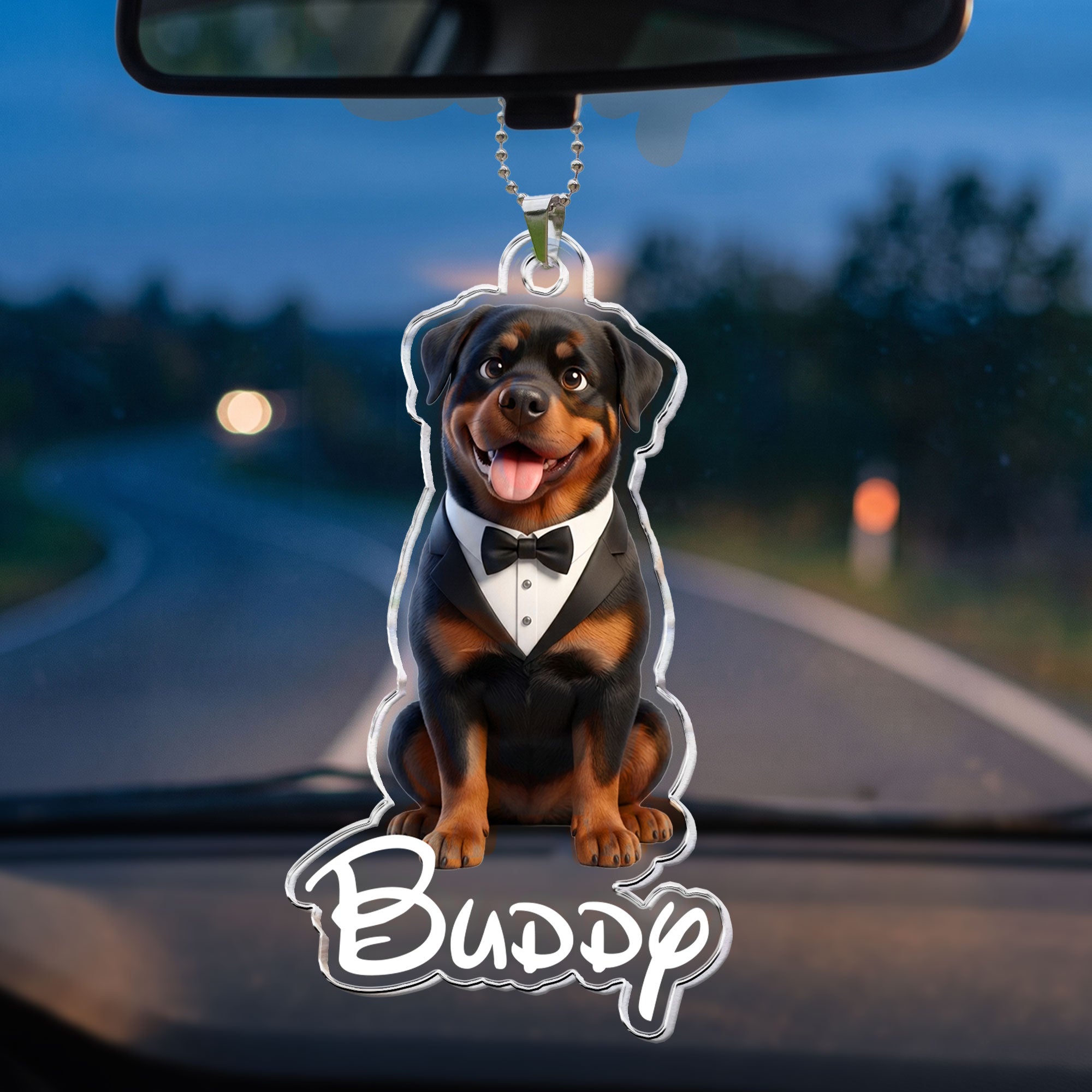 Cartoon-Your-Pet-Cute-Gifts-For-Dog-Mom,-Cat-Mom-Personalized-Rear-View-Mirror-Accessory-2