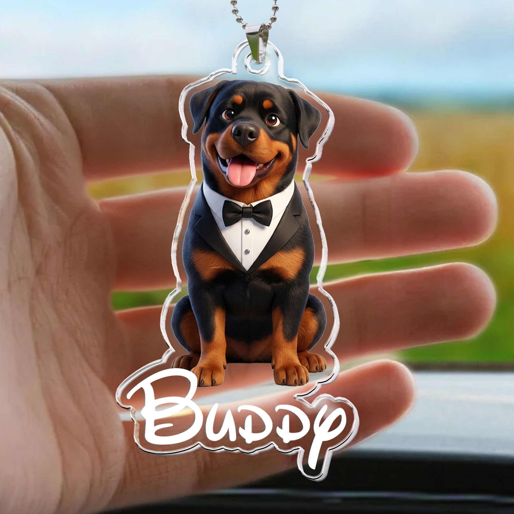 Cartoon-Your-Pet-Cute-Gifts-For-Dog-Mom,-Cat-Mom-Personalized-Rear-View-Mirror-Accessory-4