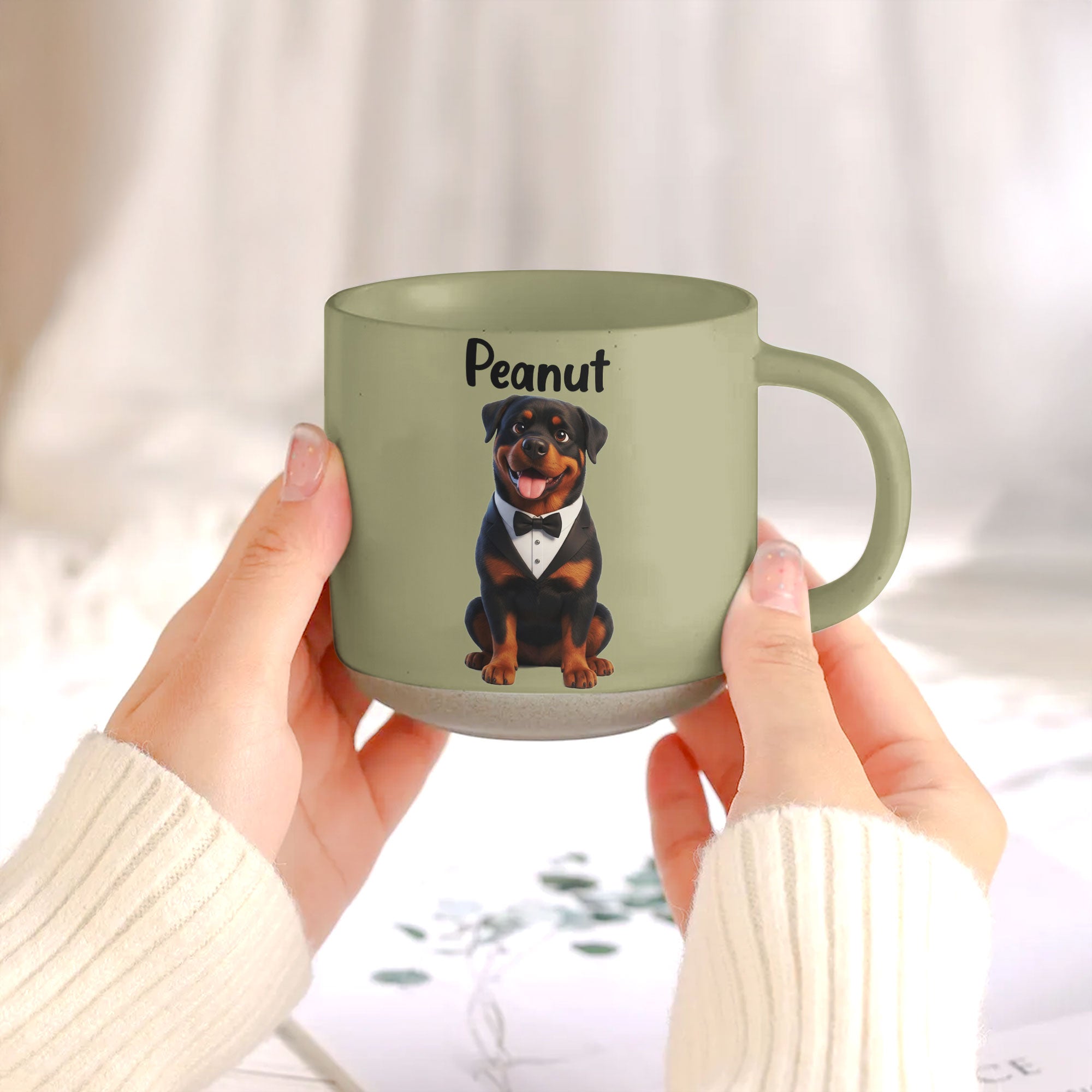 Cartoon-Your-Pet-Gifts-For-Dog-Lovers,-Cat-Lovers-Pottery-Coffee-Cup-Personalized-Mug-4
