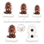 Cartoon-Your-Pet-Gifts-For-Dog-Mom,-Cat-Mom-Personalized-Magnet-11