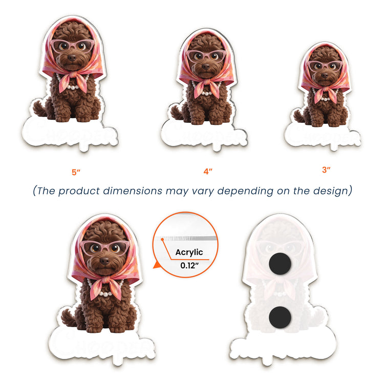 Cartoon-Your-Pet-Gifts-For-Dog-Mom,-Cat-Mom-Personalized-Magnet-11