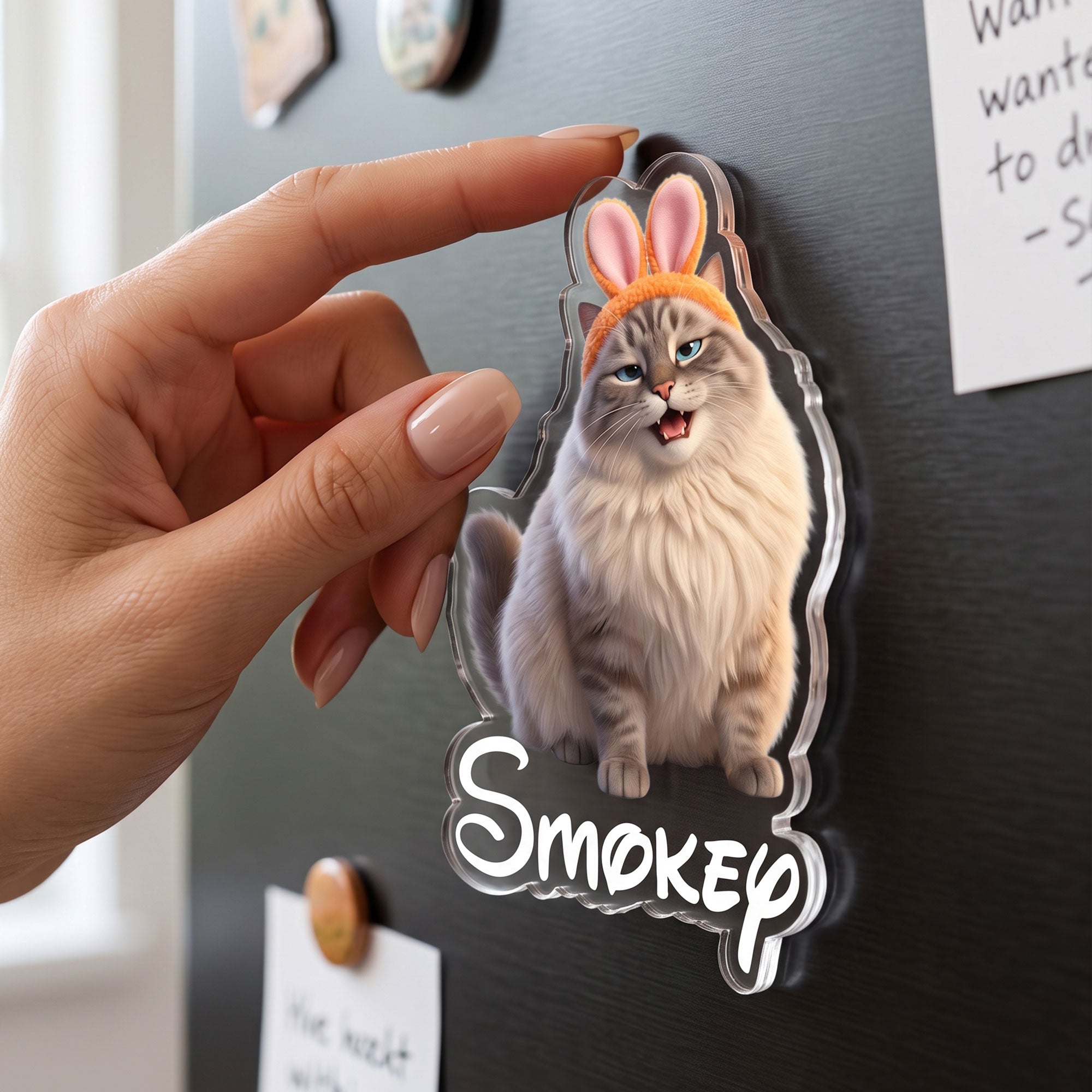 Cartoon-Your-Pet-Gifts-For-Dog-Mom,-Cat-Mom-Personalized-Magnet-7