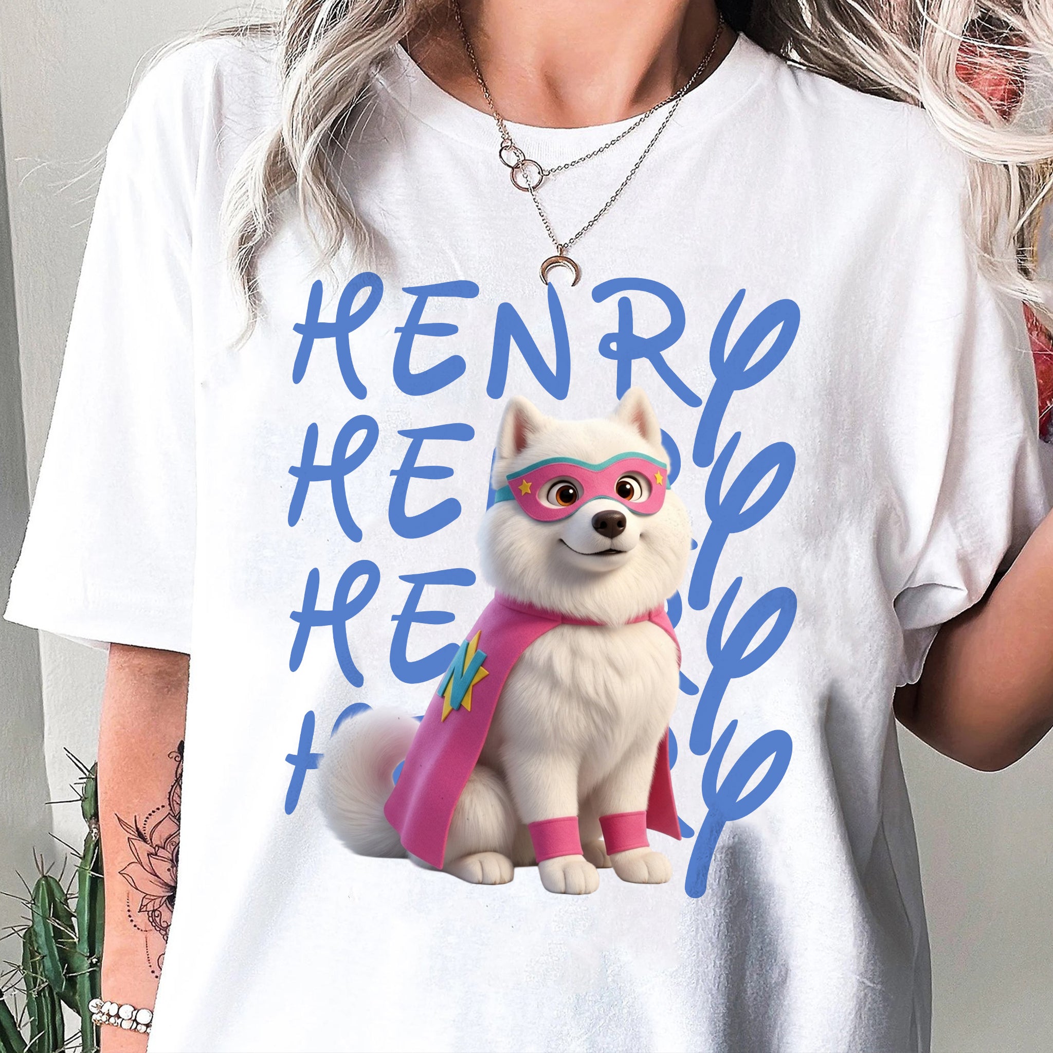 Cartoon-Your-Pet-Photo-Custom-Comfort-Tee-For-Dog-Lovers,-Cat-Lovers-Personalized-Shirt3