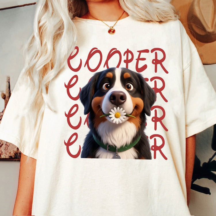 Cartoon-Your-Pet-Photo-Custom-Comfort-Tee-For-Dog-Lovers,-Cat-Lovers-Personalized-Shirt4