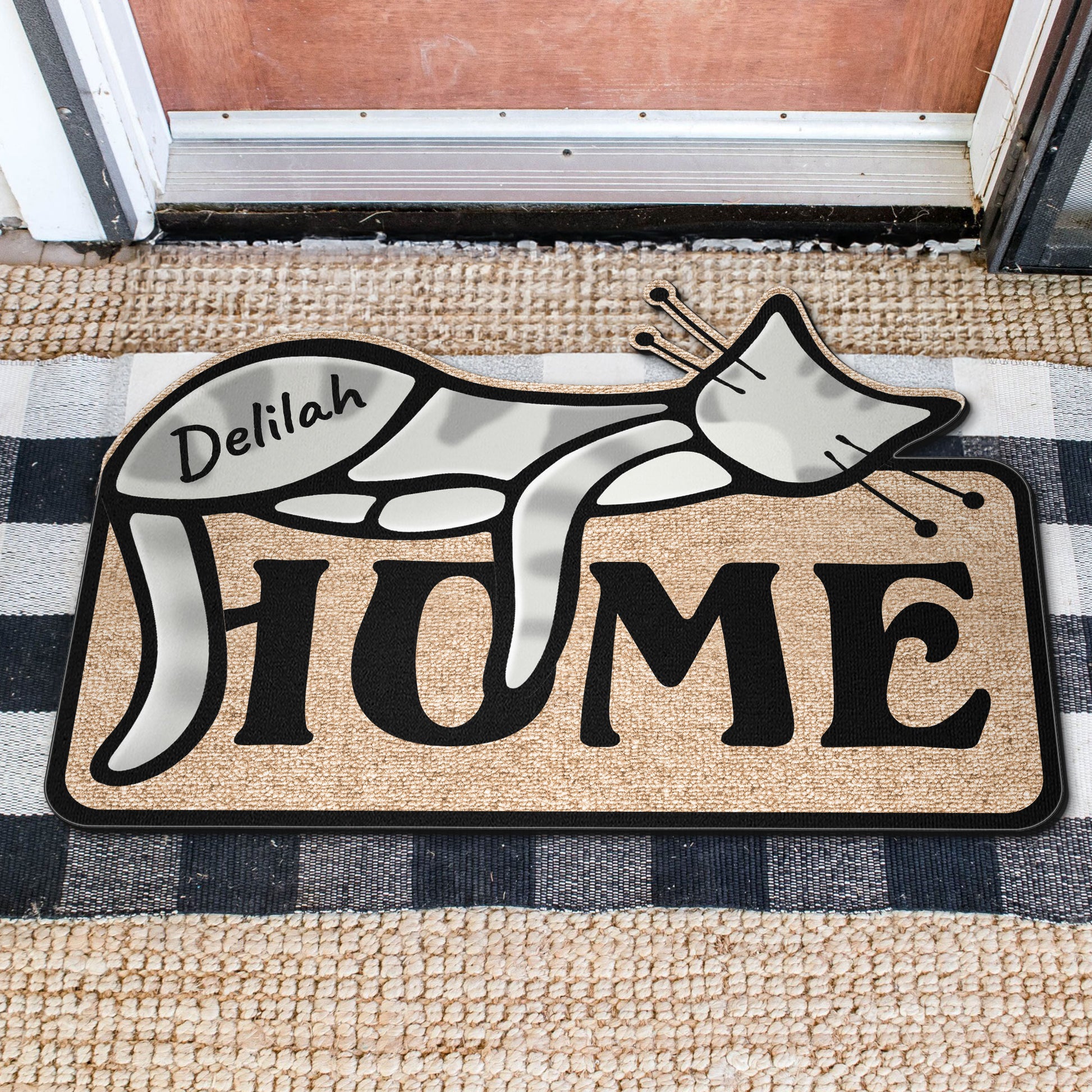 Cat Home - Personalized Doormat