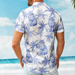 Cat Lover Chinoiserie Toile De Jouy Style - Personalized Hawaiian Shirt