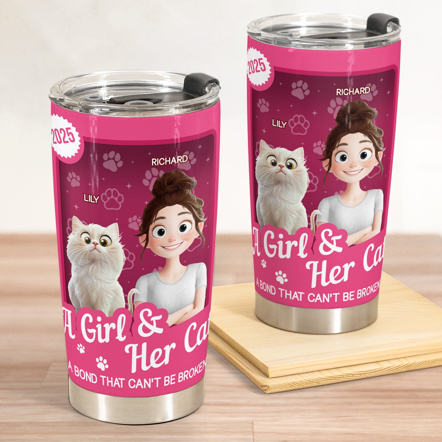 Cat Lover Toy Box - Personalized Tumbler Cup