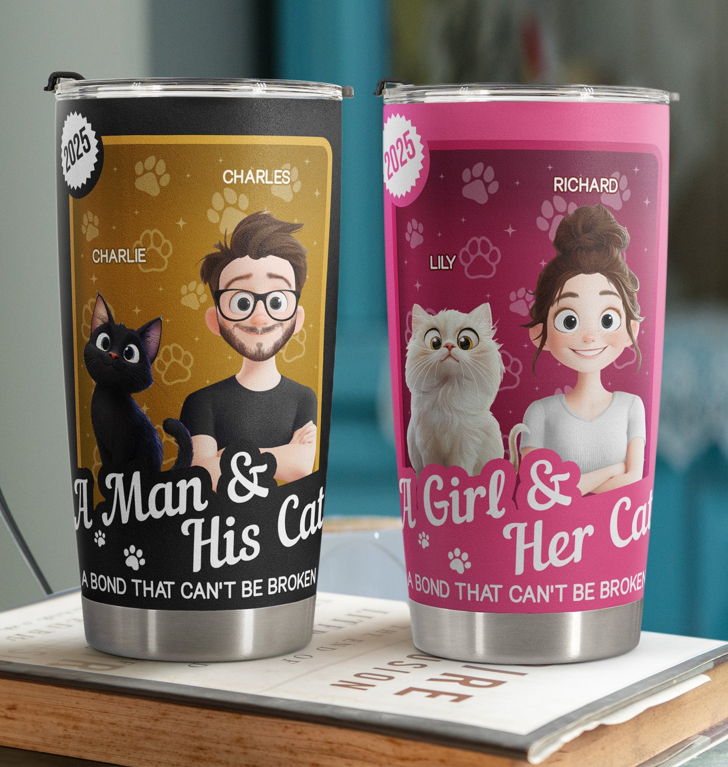 Cat Lover Toy Box - Personalized Tumbler Cup